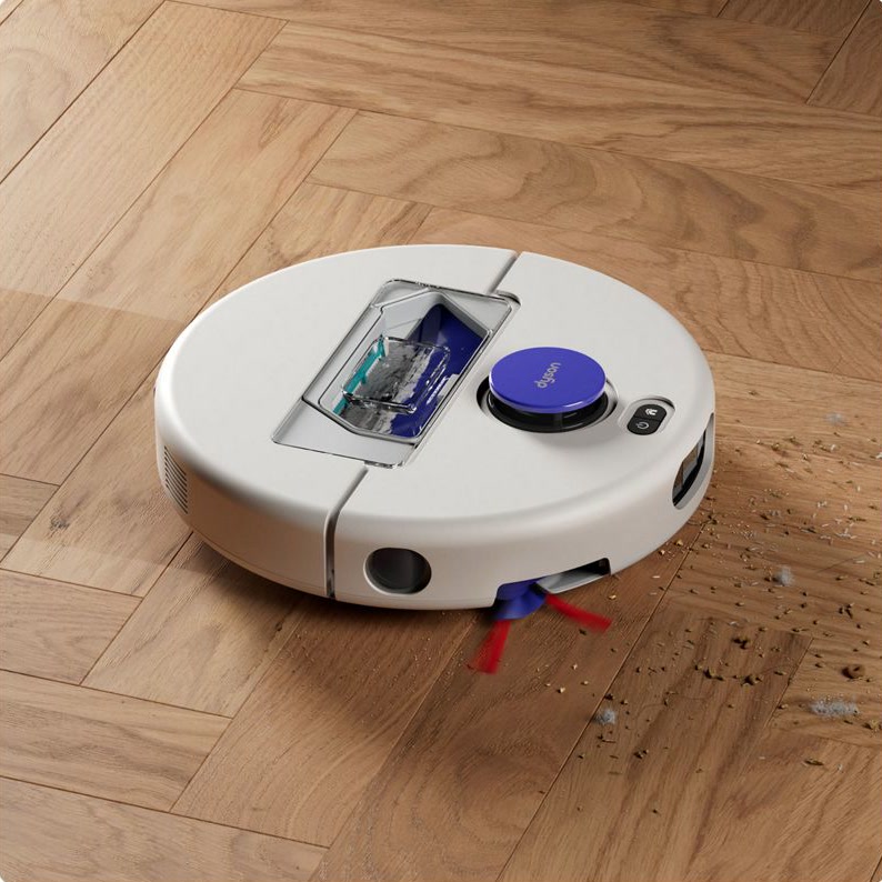 Robotul aspirator Dyson R1 Nurovi pe parchet, foto Dyson