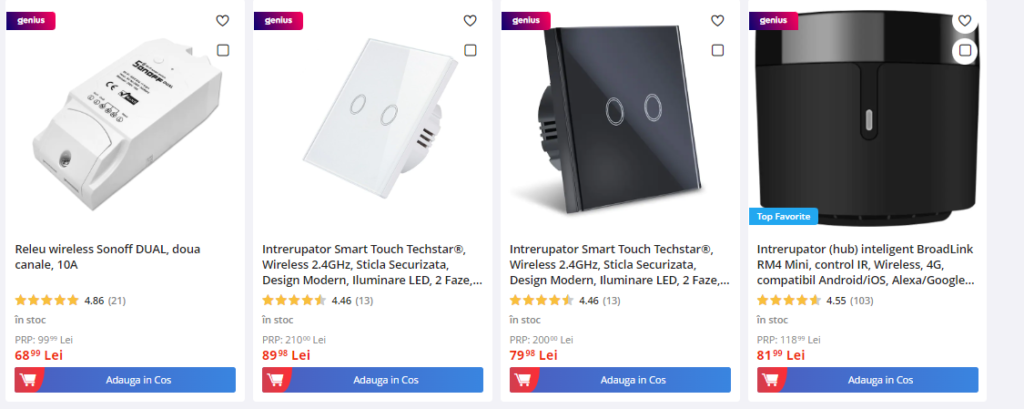 Întrerupătoarele smart tte ajută să controlezi luminile de la distanță și să faci automatizări