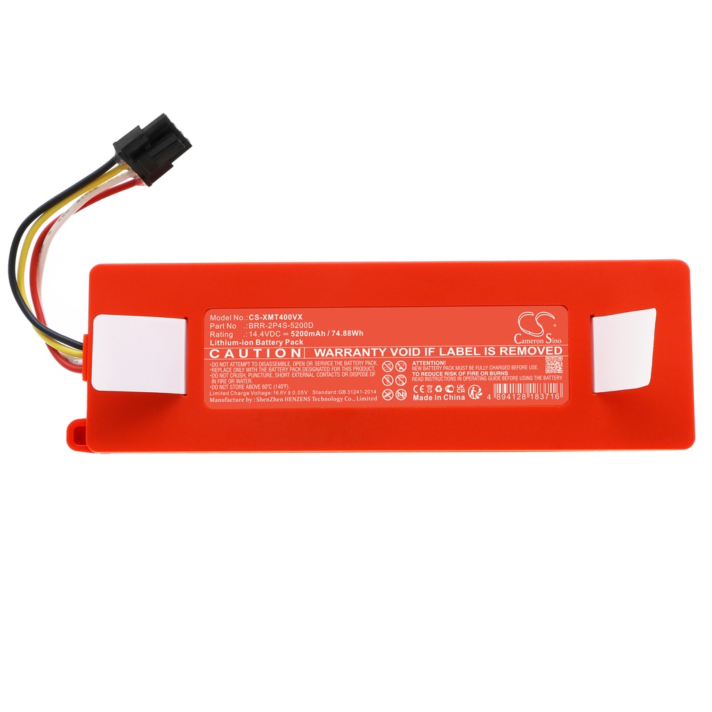 Acumulator compatibil Roborock S5, S6, S7, S8, Q7 (14,4 V, 5200 mAh) - imaginea 3