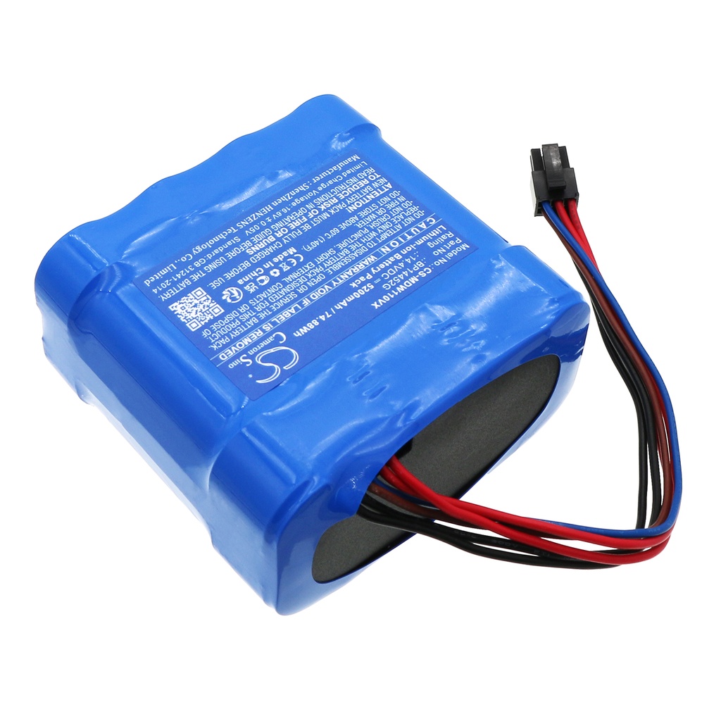 Acumulator compatibil Eureka E10s și J12 Ultra (14,4 V, 5200 mAh) - imaginea 2