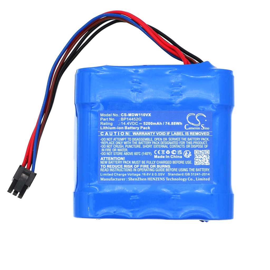 Acumulator compatibil Eureka E10s și J12 Ultra (14,4 V, 5200 mAh) - imaginea 3