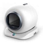 Litiera Automata iHunt Smart Cat Litter V4 pentru pisici, control Wi-Fi, sterilizare, senzori, Gri