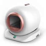 Litiera Automata iHunt Smart Cat Litter V4 pentru pisici, control Wi-Fi, sterilizare, senzori, Pink - imagine 5
